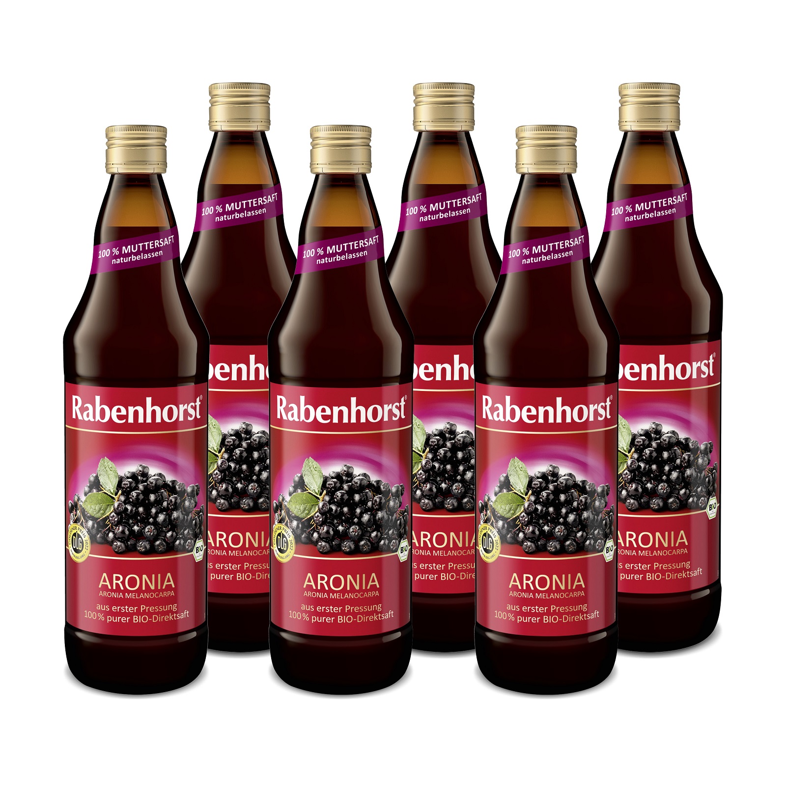 Aronia Muttersaft BIO 6er Pack (6 x 700 ml)