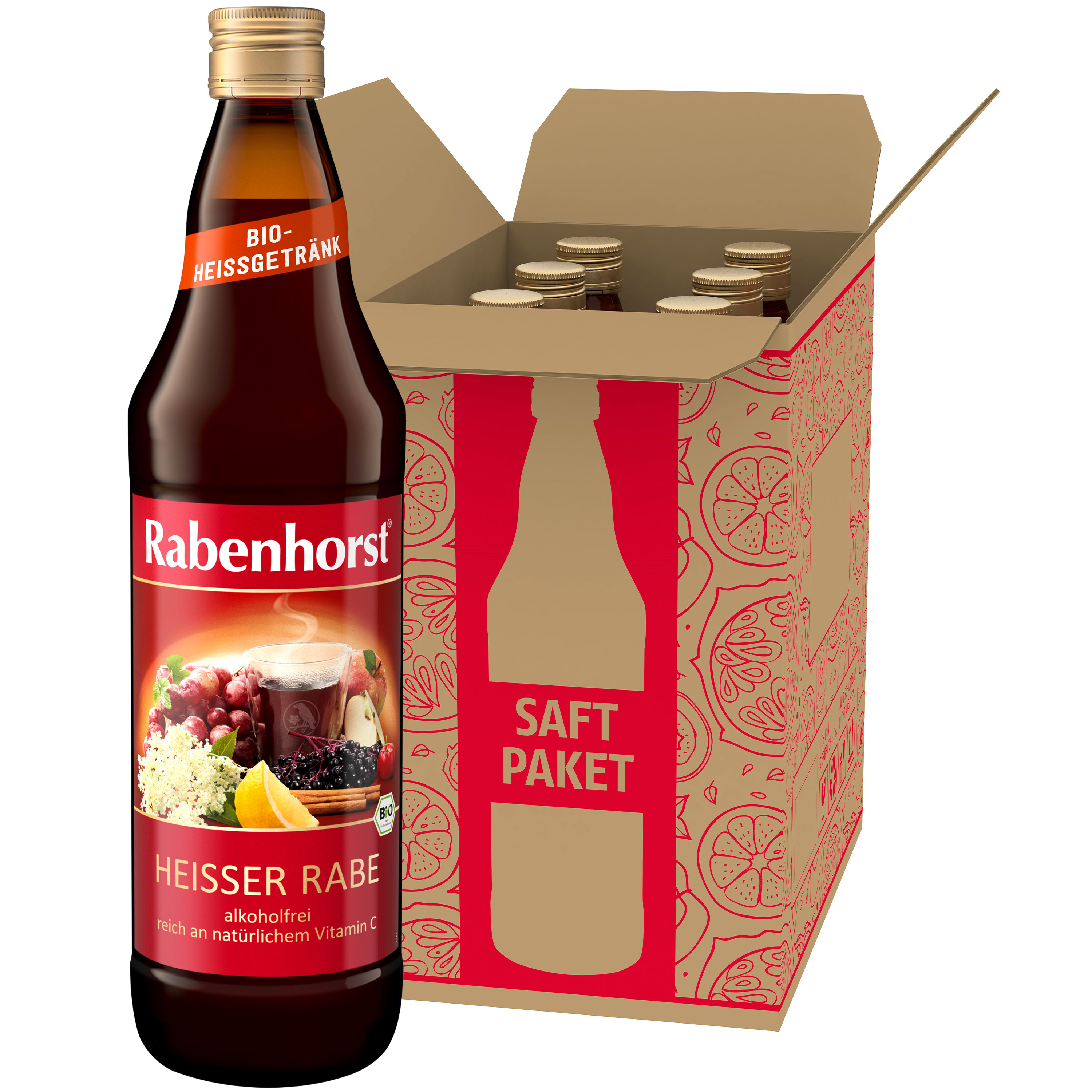 Heißer Rabe BIO 6er Pack (6 x 700 ml)
