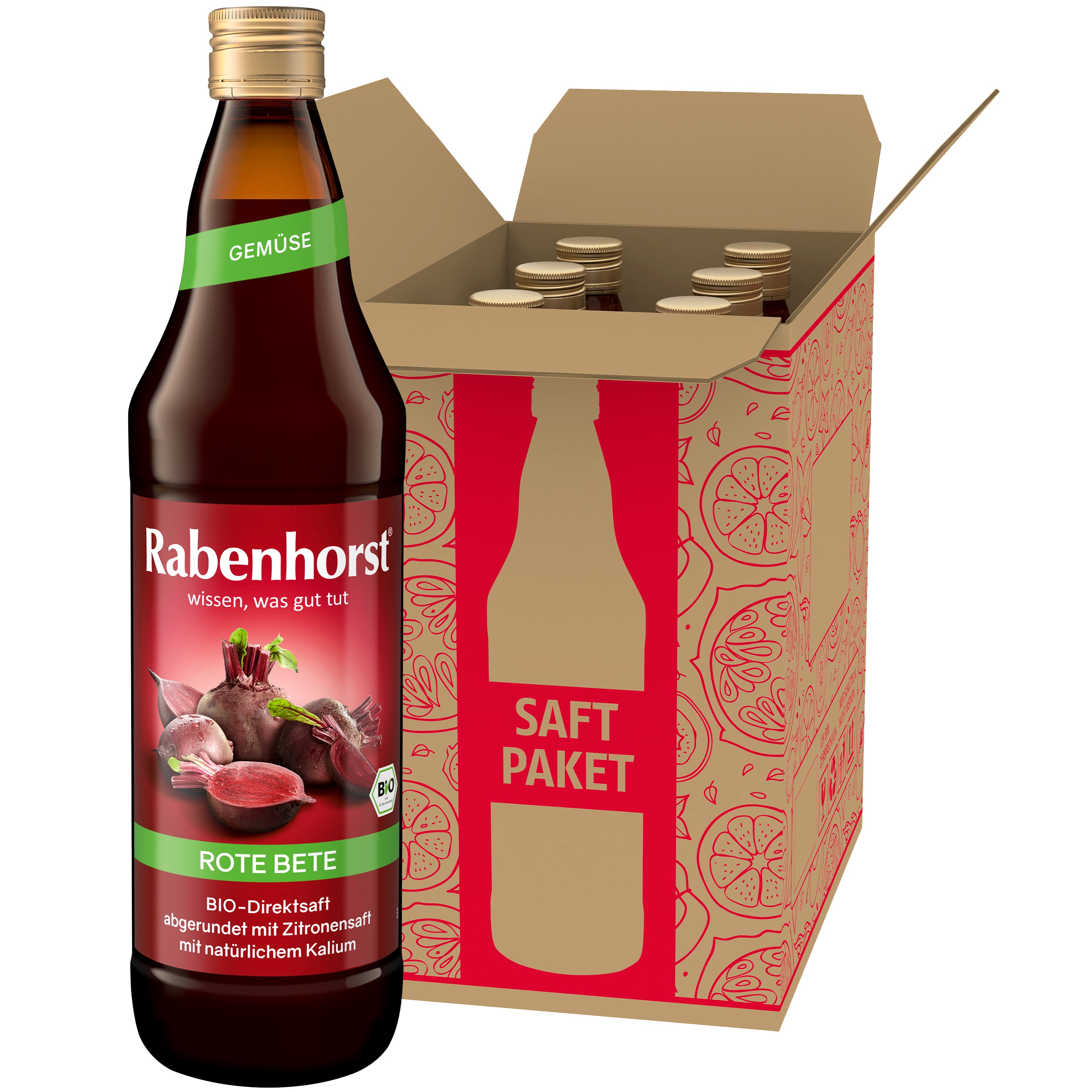 Rote Bete BIO 6er Pack (6 x 700 ml)