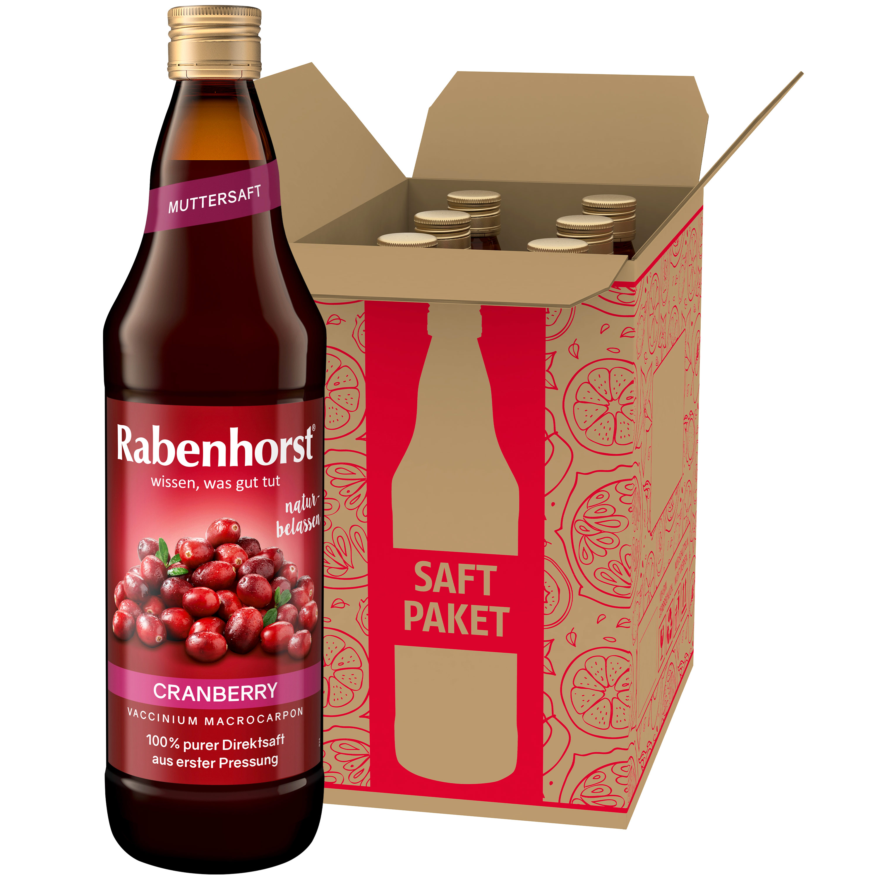 Cranberry Muttersaft 6er Pack (6 x 700 ml)